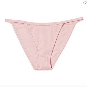 Arizona Body Panties Pink Mist Cotton String Bikini Hi-Leg Sz. L